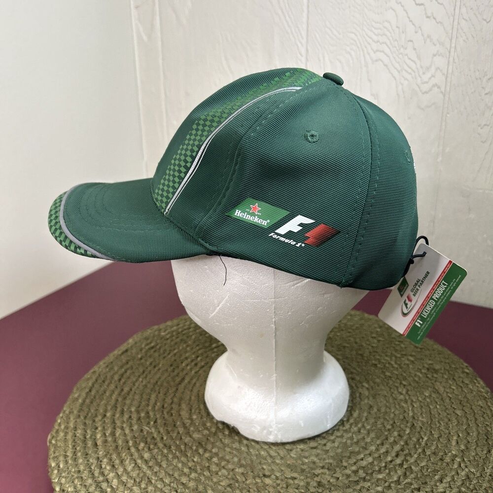 Heineken Formula 1 Racing Hat Cap Grand Prix Stretch Material NWT